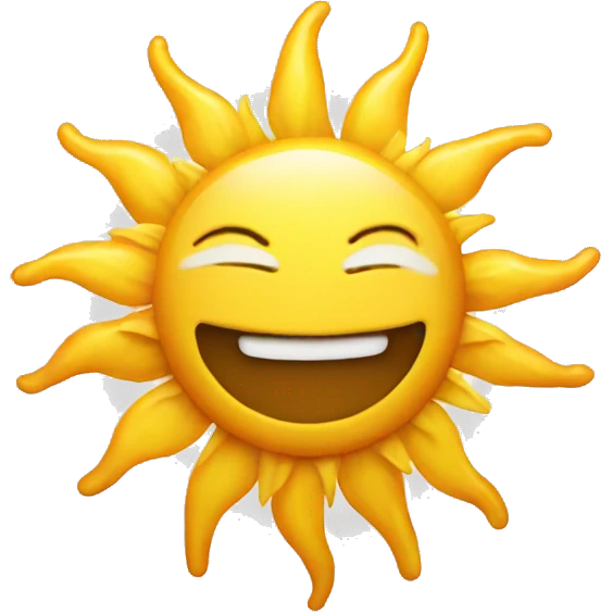 Sun emoji