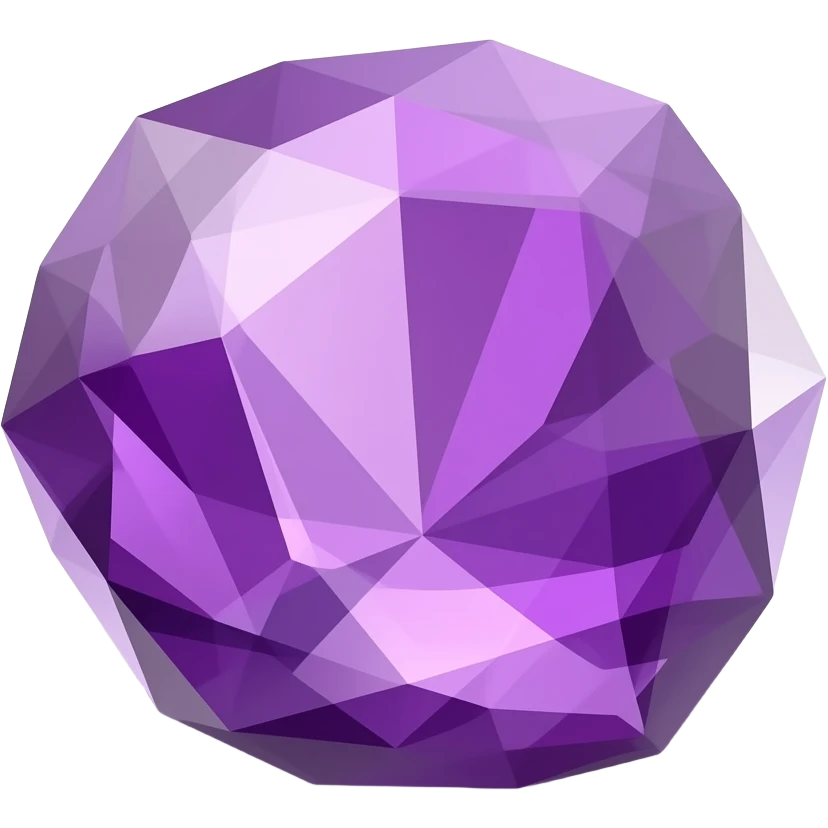 purple crystal emoji