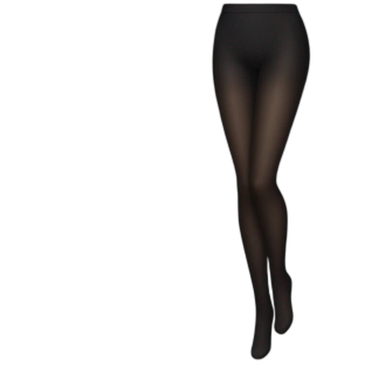 collants noir emoji