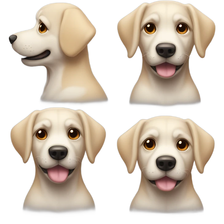 Corazón más perro emoji