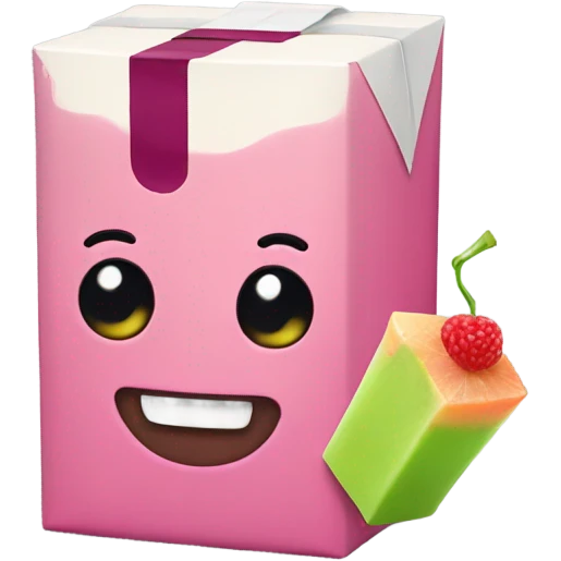 Juice box emoji