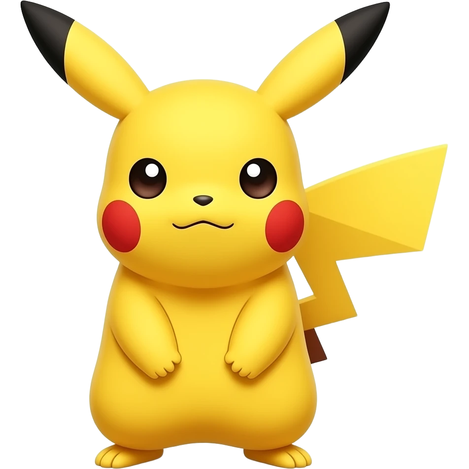 Pikachu angry emoji