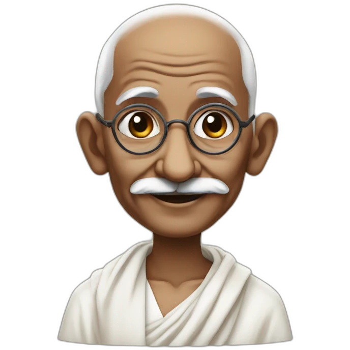 Mahatma Gandhi emoji