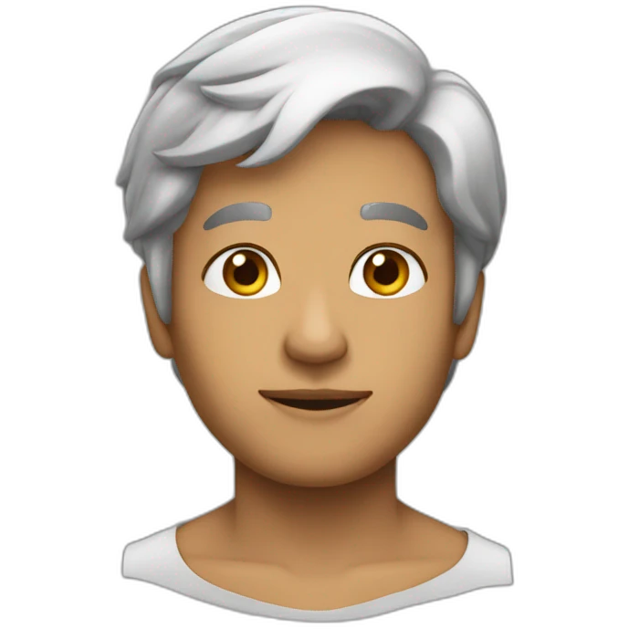 رجل رمادي emoji