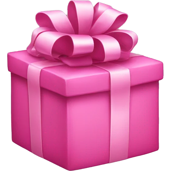Pink presents emoji