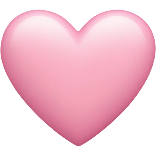 corazón rosa pastel emoji