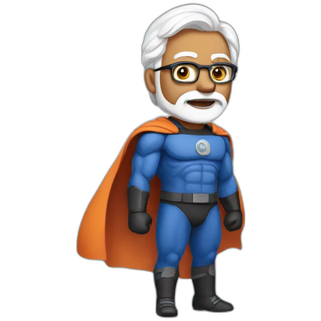Modi super hero  emoji