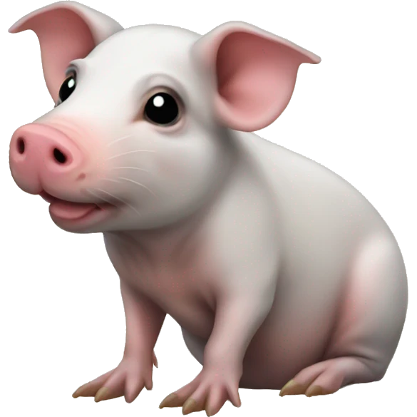 Skinny pig emoji