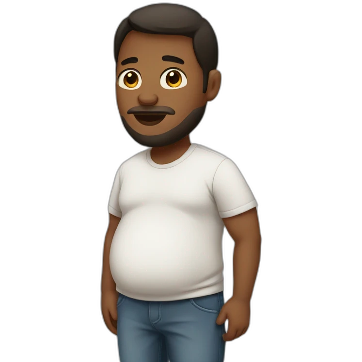 Pregnant man emoji