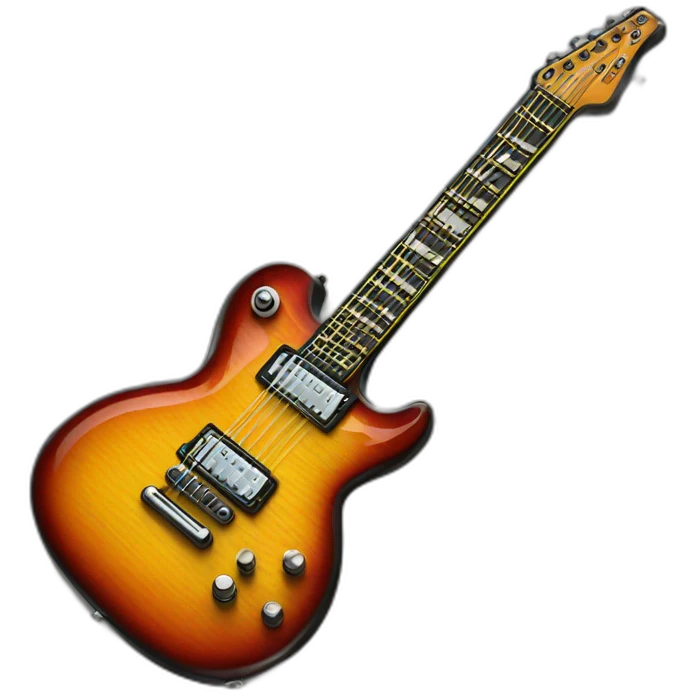 Electric Guitar for thrash metal emoji