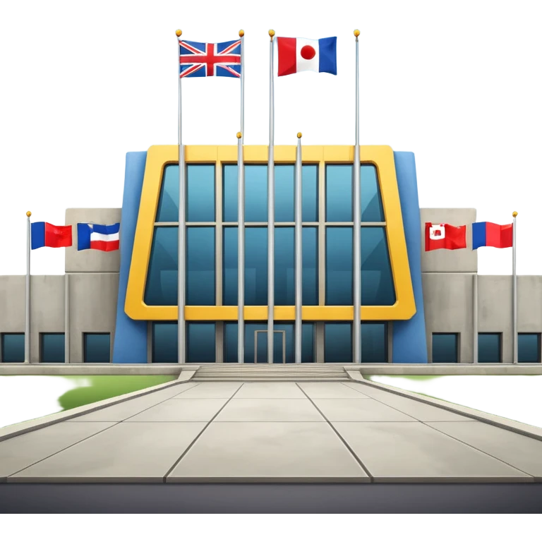 military headquarters emoji