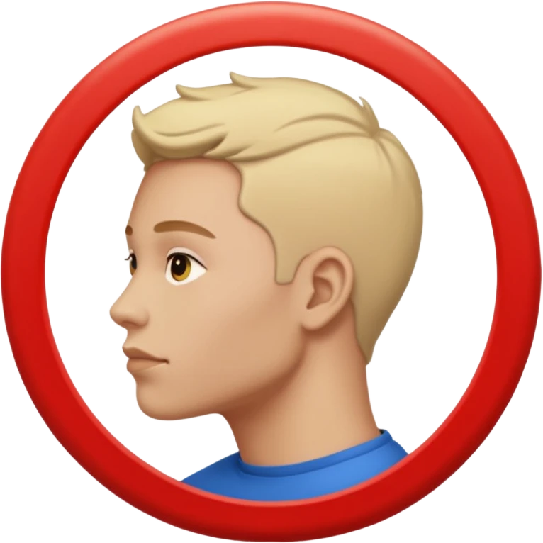 un personnage a partir du buste dans un rond en mode photo de profil emoji