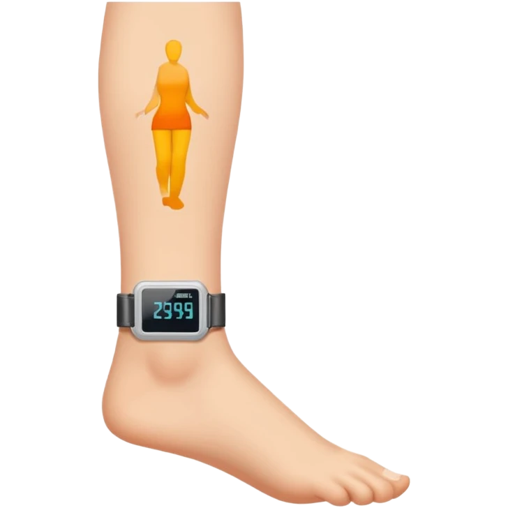 Spider has ankle monitor emoji