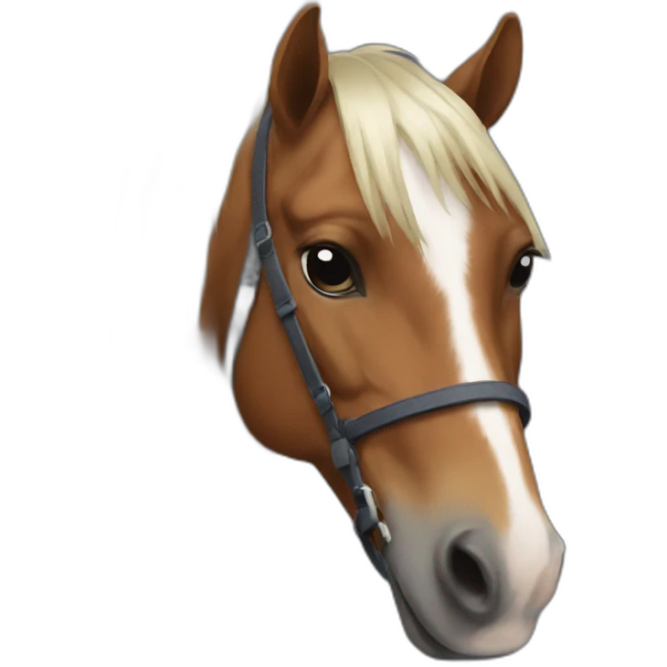 Deepimpact-horse emoji