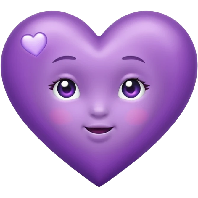 baby purple heart emoji