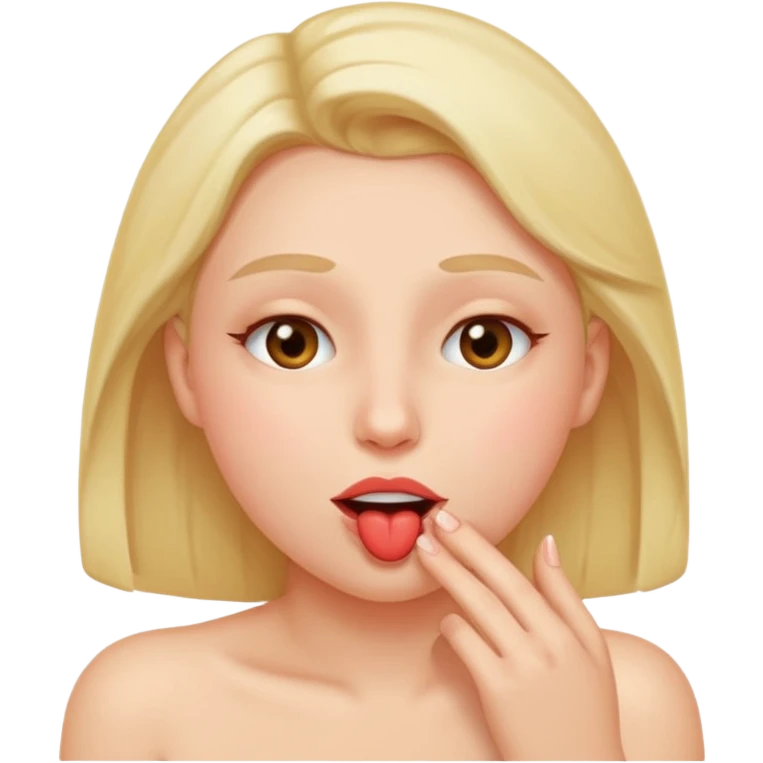 Oral sex with may emoji
