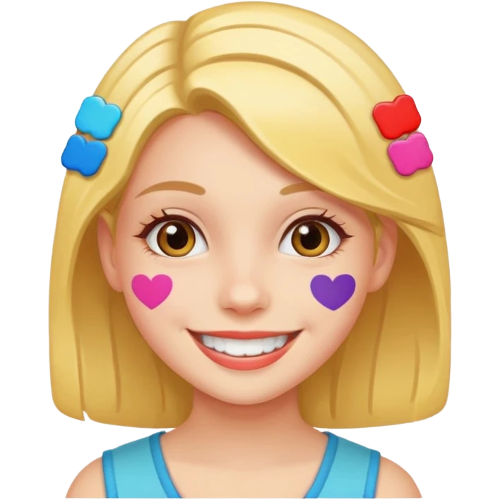 Stikers of girl emoji