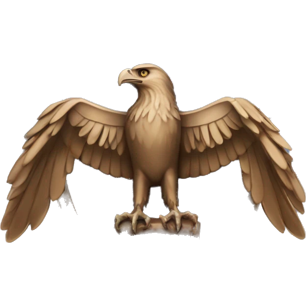 Ravenclaw house Blue and Bronze Eagle insignia  emoji