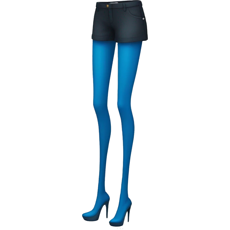 blue long legs emoji