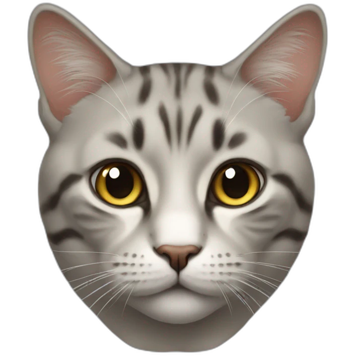 Realistic cat emoji