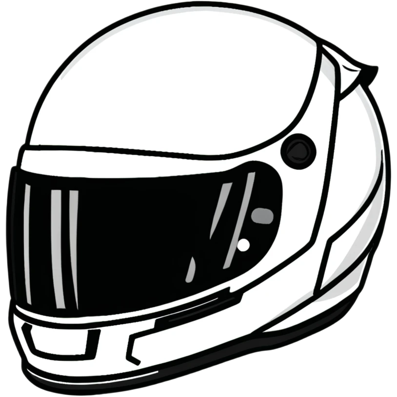 racing driver helmet emoji