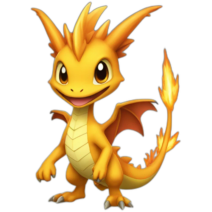 Dracofeu pokemon emoji