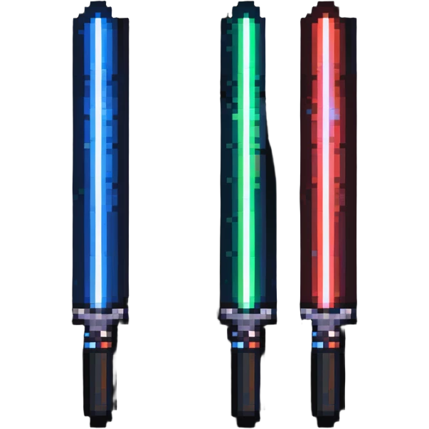 two crossed glowing lightsabers emoji