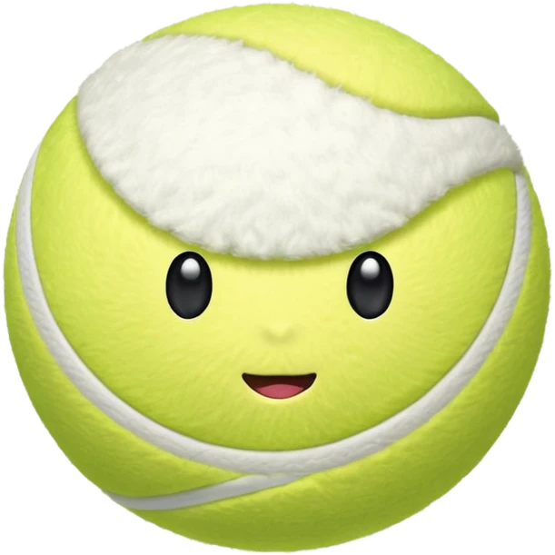 white tennis ball emoji