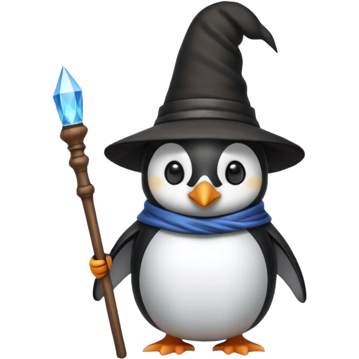 Penguin Wizard emoji