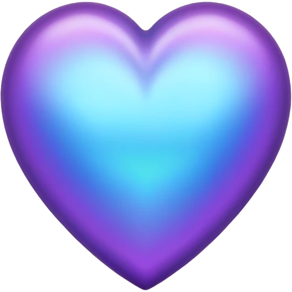 Blue-purple heart emoji