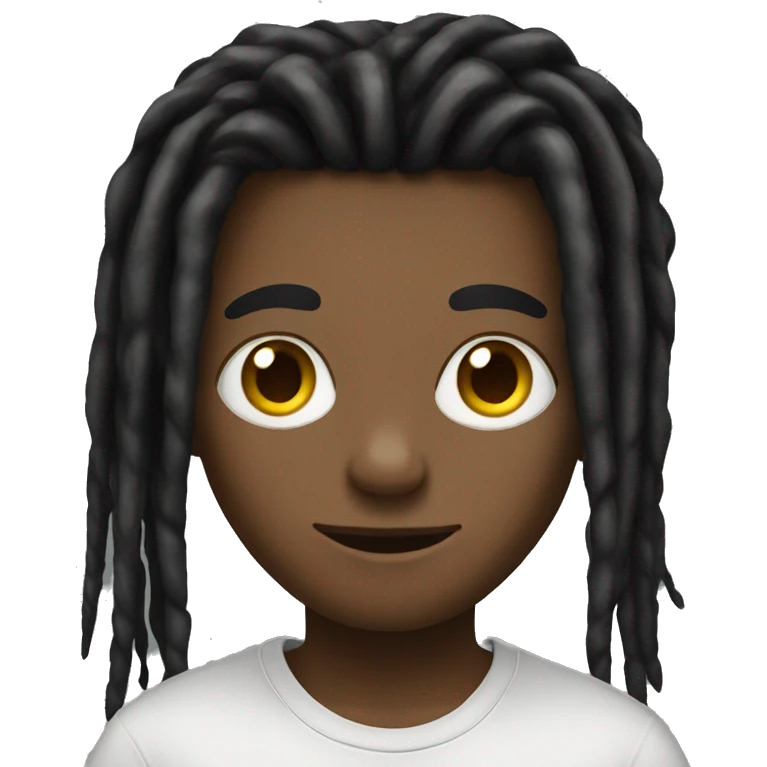 boy with long black Dreads emoji
