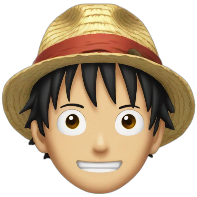 Luffy from one piece emoji