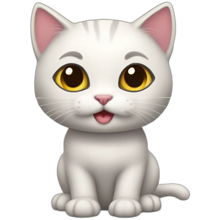 Hello kittie  emoji