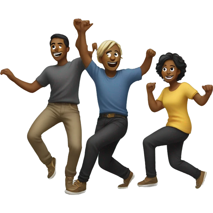 Dancing party emoji