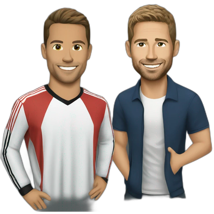 Ronaldo with Paul Walker emoji