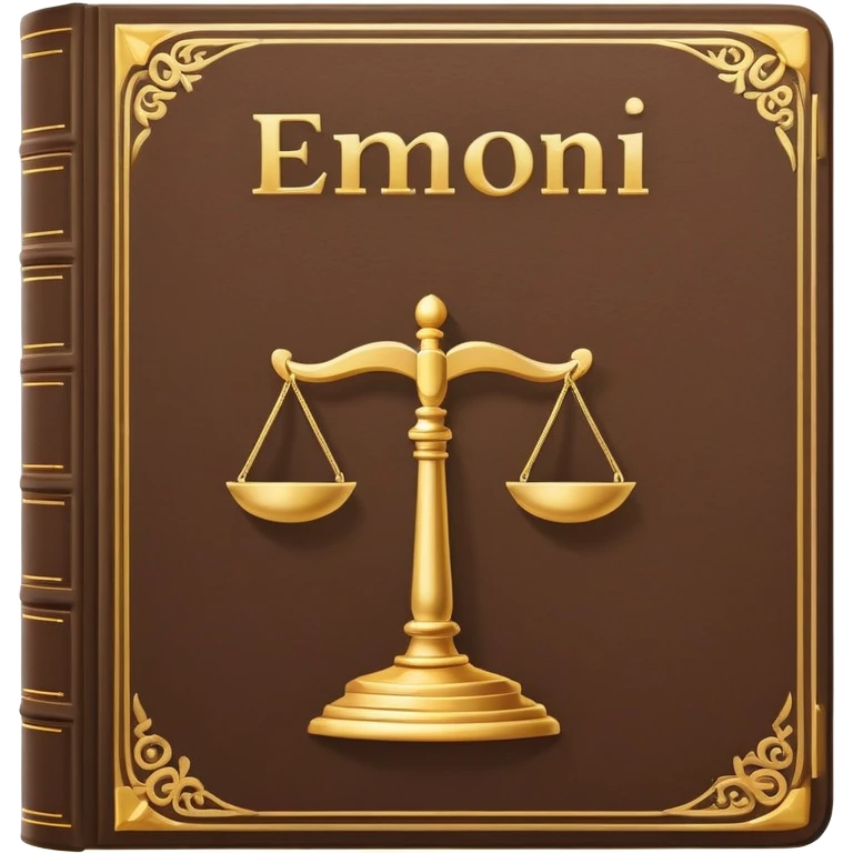 Law textbook emoji