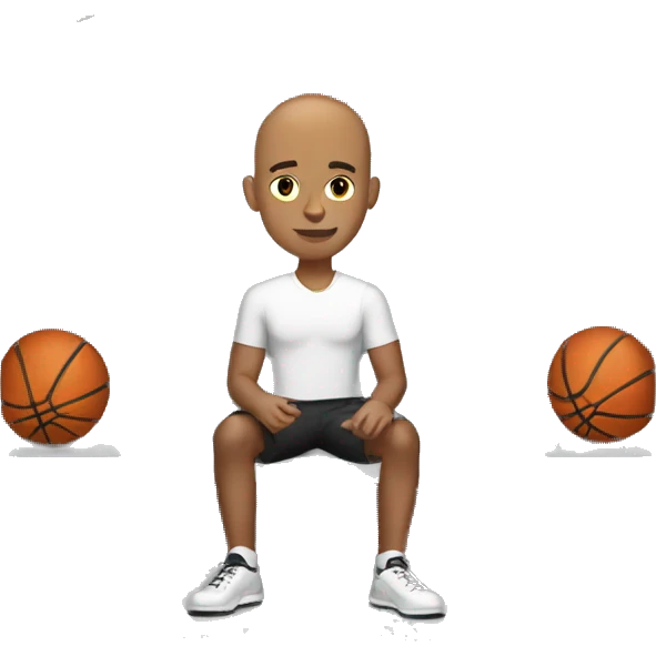 Bald guy sitting in locker room  emoji