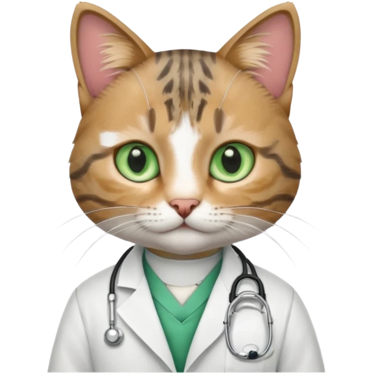 cat doctor emoji