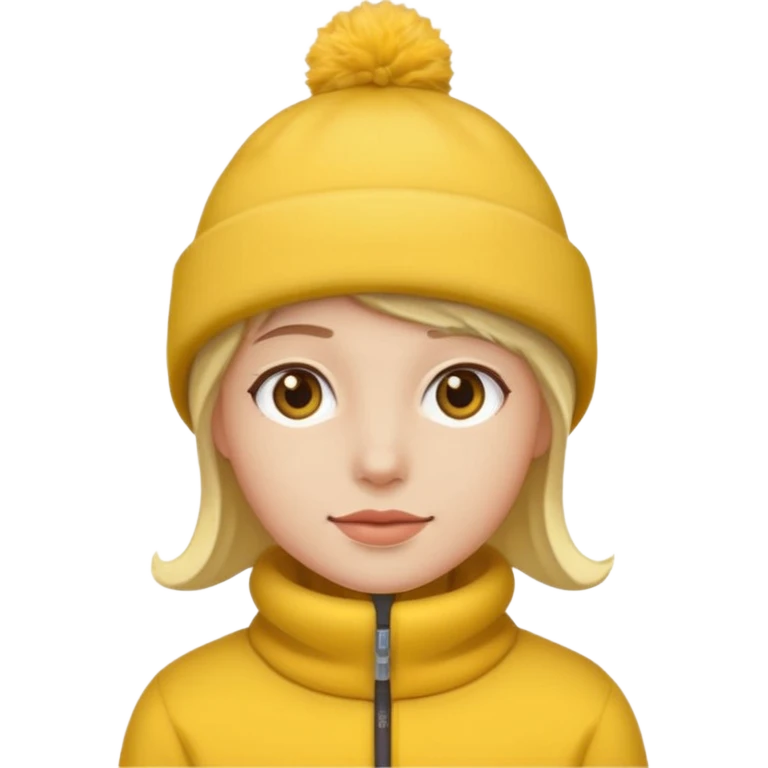 winter yellow hat emoji