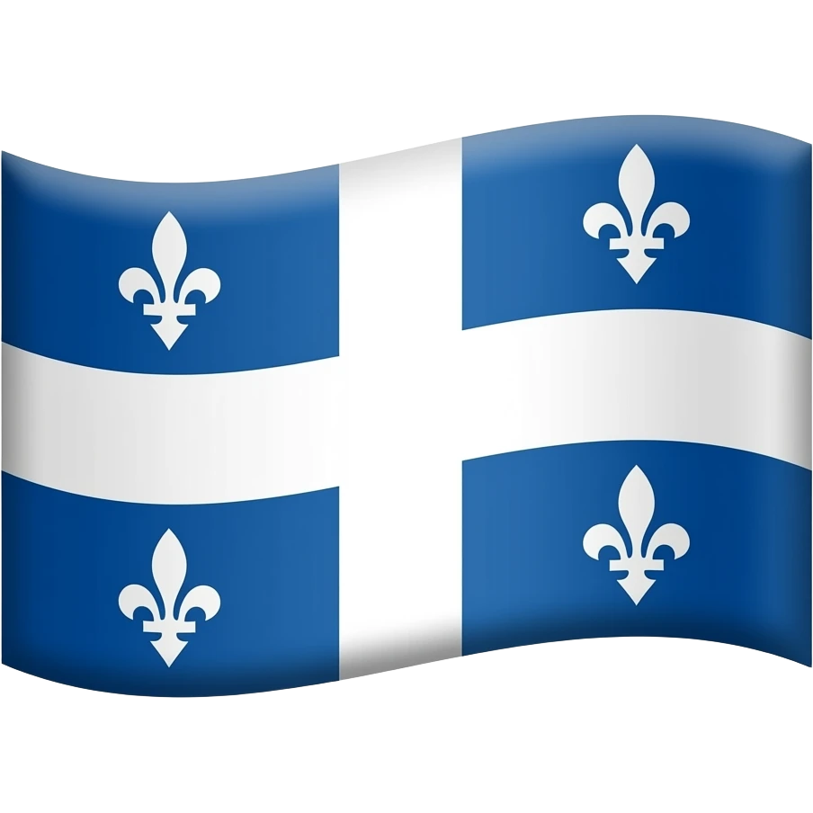 Flag of Quebec emoji