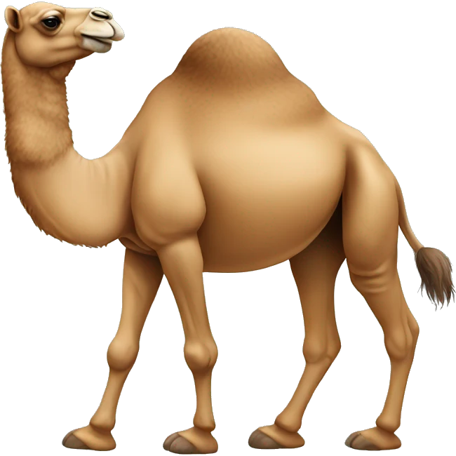 Camel with hoof emoji