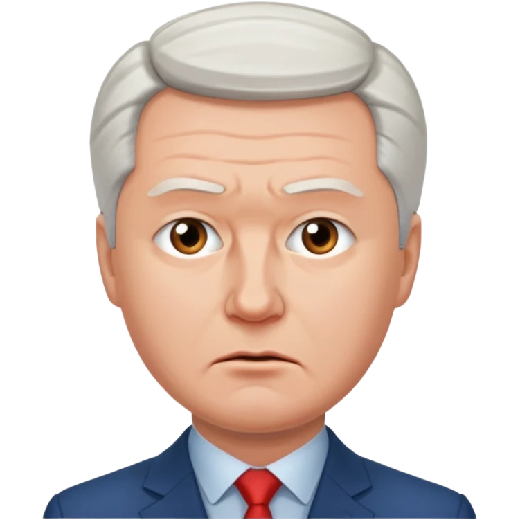 расстроенный мэр Москвы Сергей Собянин в реалистичном стиле  emoji