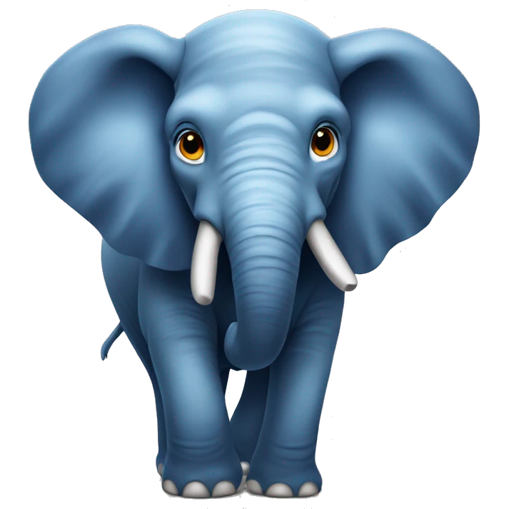 blauer Elefant  emoji