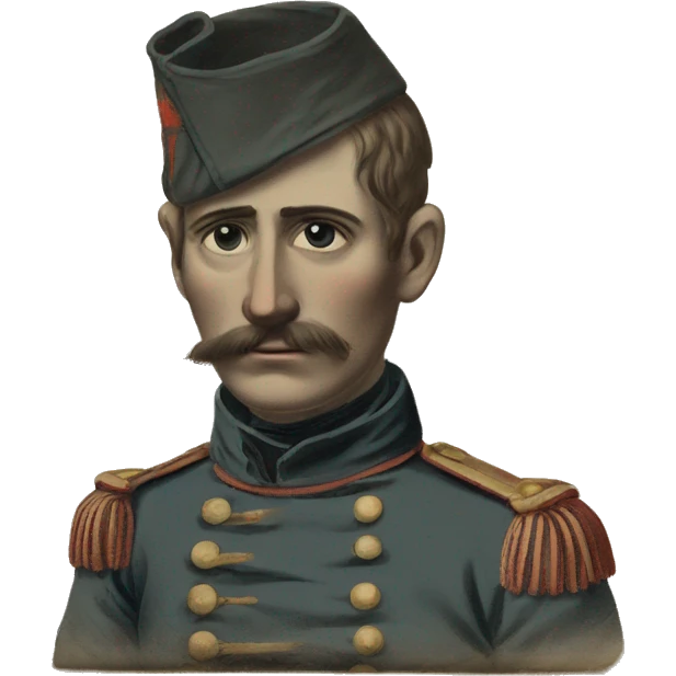 wounded French soldier in the Crimean War emoji