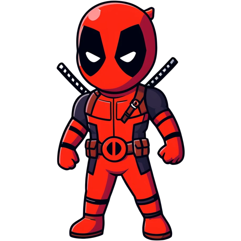 deadpool superhero emoji