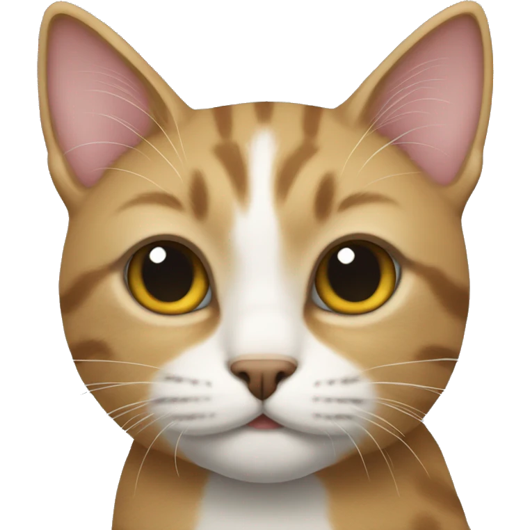Un gato con cara de que no entiende  emoji