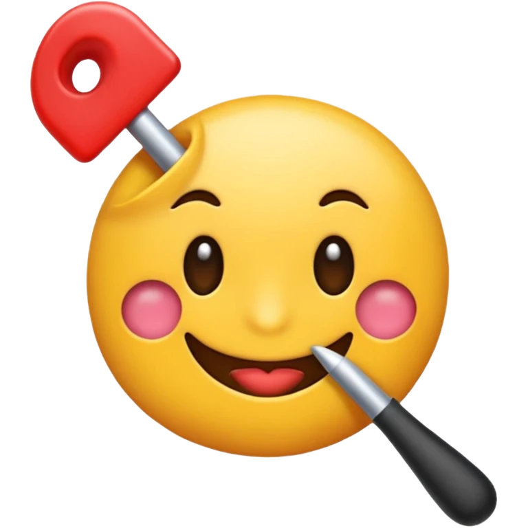 Emoji pervertita con sborra in bocca emoji