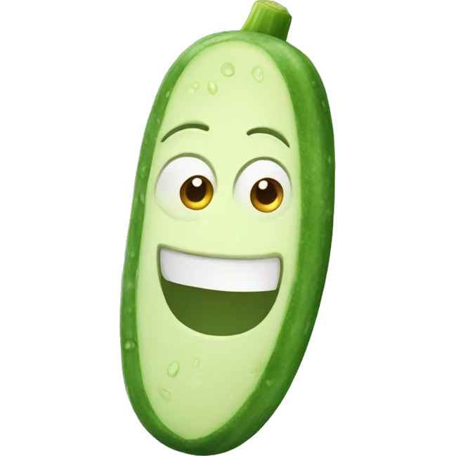 cucumber smile emoji