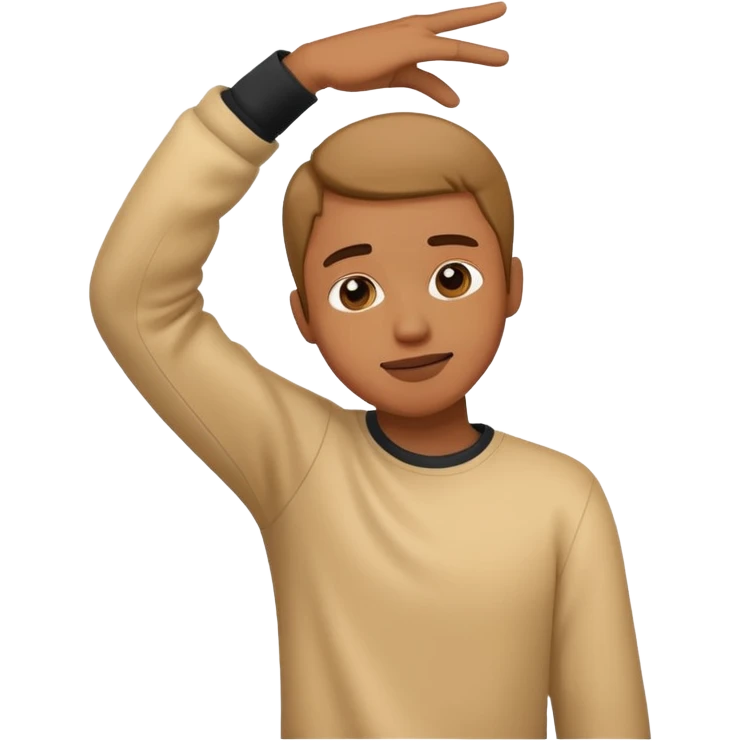person dabbing emoji