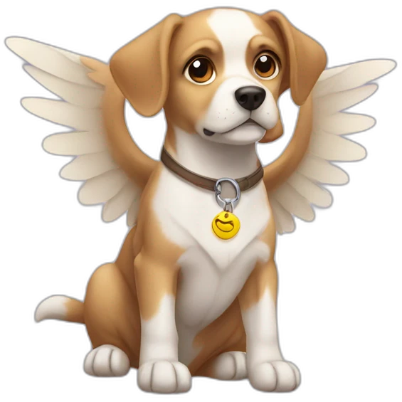 dog have wings emoji
